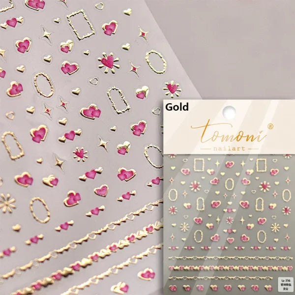 High Quality Nail Art Stickers for Women's Fashion and Beauty Products - Himpall