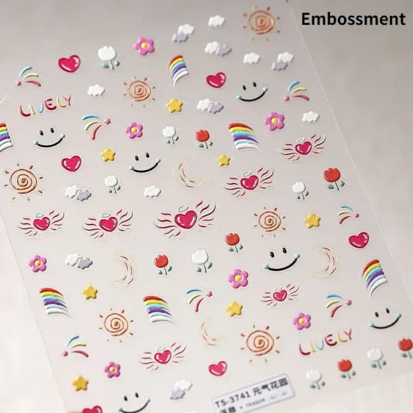 High Quality Nail Art Stickers for Women's Fashion and Beauty Products - Himpall