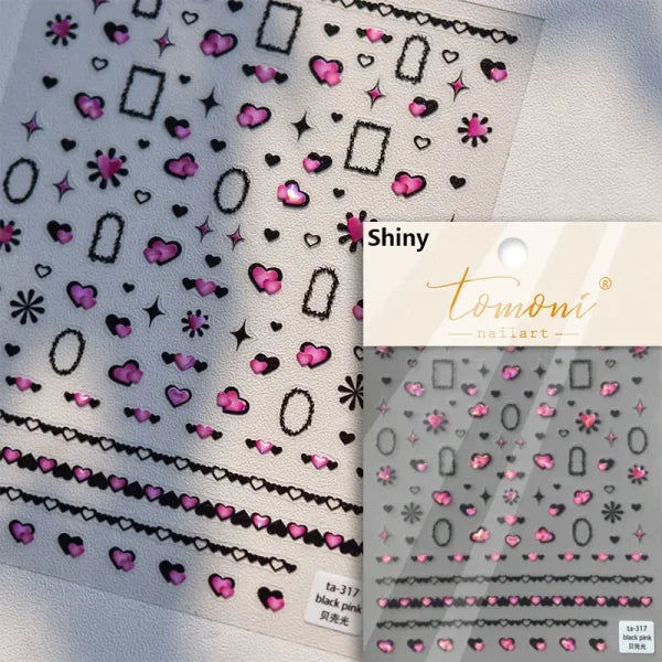 High Quality Nail Art Stickers for Women's Fashion and Beauty Products - Himpall