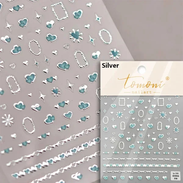 High Quality Nail Art Stickers for Women's Fashion and Beauty Products - Himpall