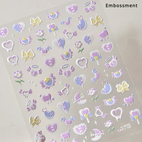 High Quality Nail Art Stickers for Women's Fashion and Beauty Products - Himpall