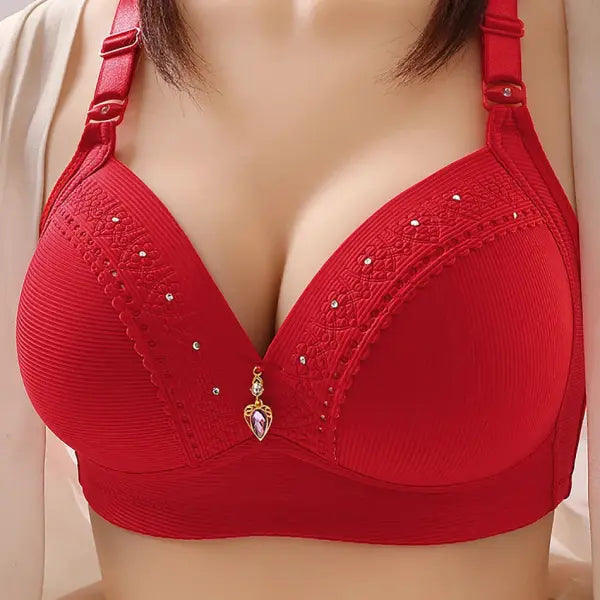 High-Quality Women Full Cup Bra Daily Comfort and Support Nursing Bras Comfortable Breathable Leisure Simplicity Women