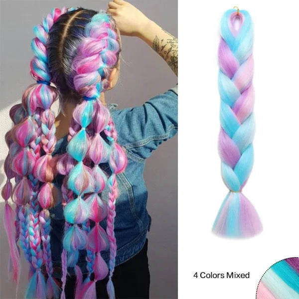 JIAMEISI High Temperature Fiber Hair Care Item for Women’s Fashion - Mix1 / 24inches / 1Pcs/Lot