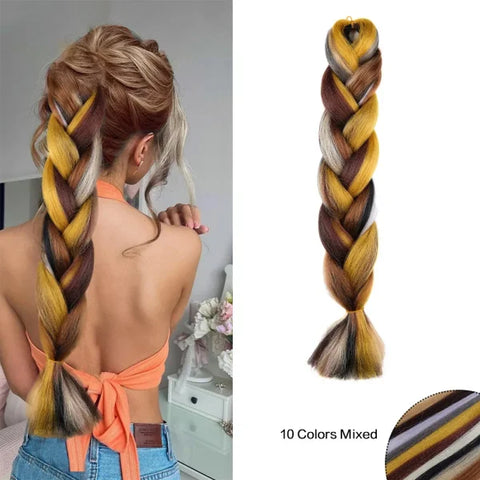 JIAMEISI High Temperature Fiber Hair Care Item for Women’s Fashion - Mix5 / 24inches / 1Pcs/Lot