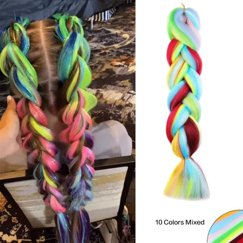JIAMEISI High Temperature Fiber Hair Care Item for Women’s Fashion - Mix6 / 24inches / 1Pcs/Lot