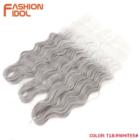 High Temperature Fiber Ombre Hair Extensions by FASHION IDOL - Himpall