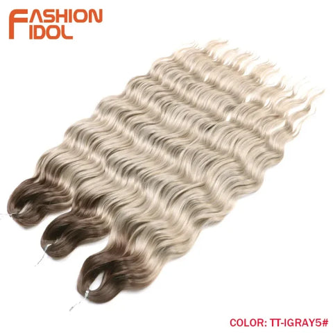 High Temperature Fiber Ombre Hair Extensions by FASHION IDOL - Himpall