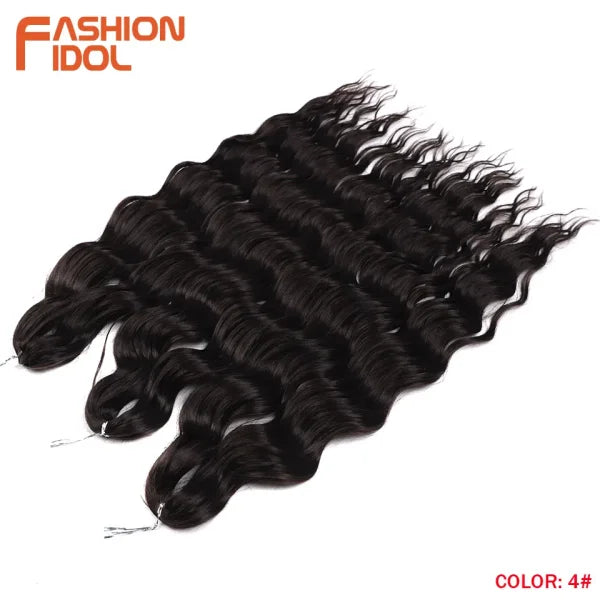 High Temperature Fiber Ombre Hair Extensions by FASHION IDOL - Himpall