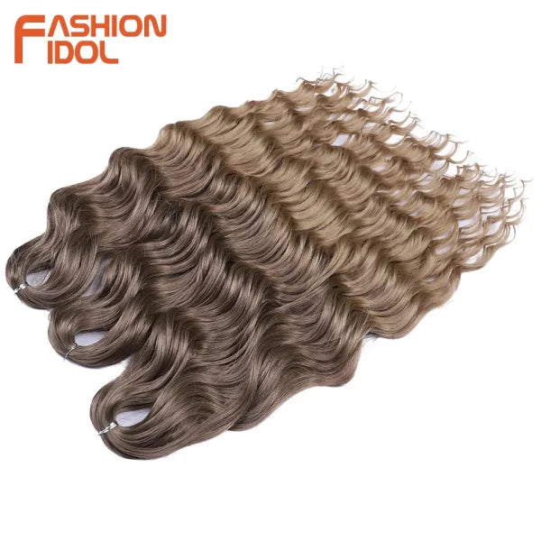 High Temperature Fiber Ombre Hair Extensions by FASHION IDOL - Himpall