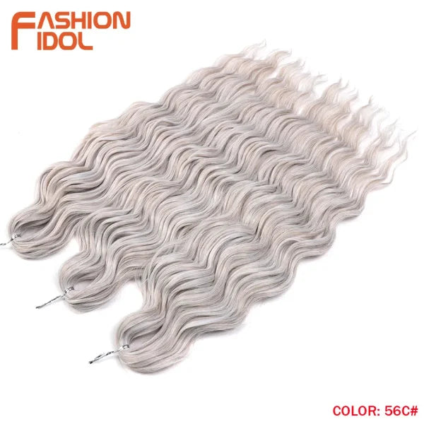 High Temperature Fiber Ombre Hair Extensions by FASHION IDOL - Himpall