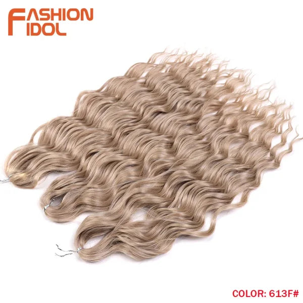 High Temperature Fiber Ombre Hair Extensions by FASHION IDOL - Himpall