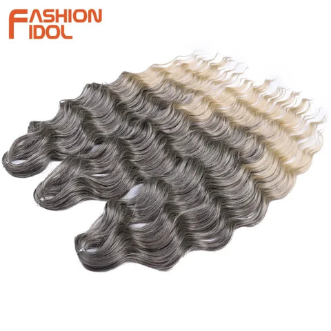 High Temperature Fiber Ombre Hair Extensions by FASHION IDOL - Himpall