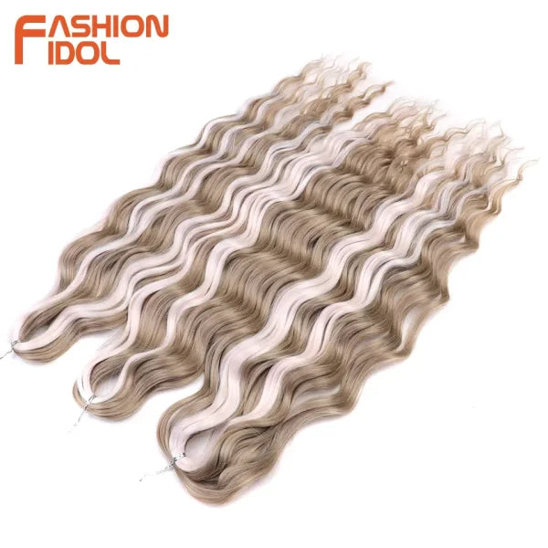High Temperature Fiber Ombre Hair Extensions by FASHION IDOL - Himpall