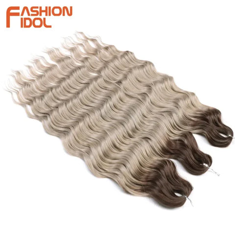 High Temperature Fiber Ombre Hair Extensions by FASHION IDOL - Himpall