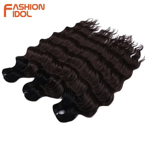 High Temperature Fiber Ombre Hair Extensions by FASHION IDOL - Himpall