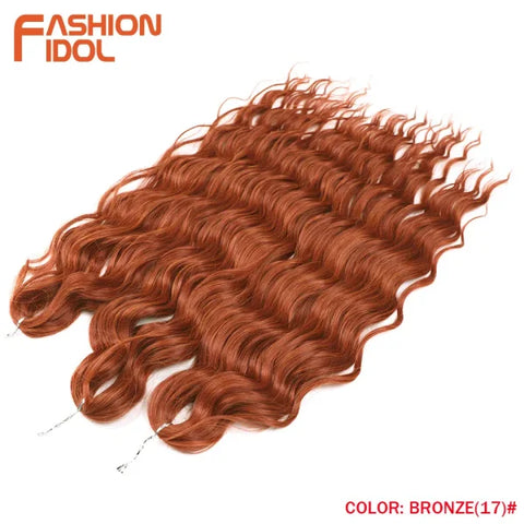 High Temperature Fiber Ombre Hair Extensions by FASHION IDOL - Himpall