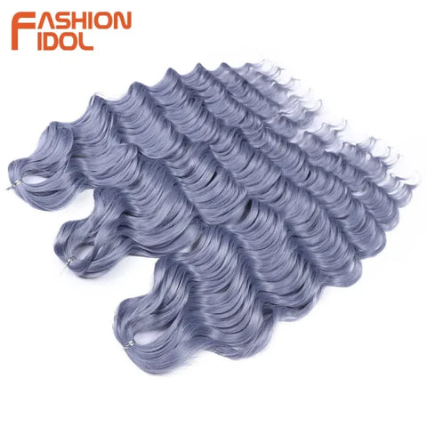 High Temperature Fiber Ombre Hair Extensions by FASHION IDOL - Himpall