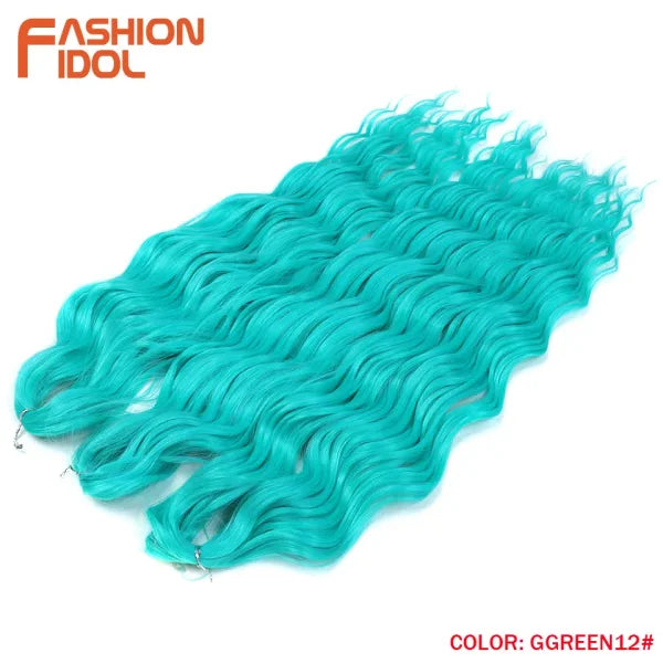 High Temperature Fiber Ombre Hair Extensions by FASHION IDOL - Himpall