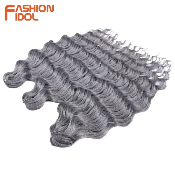 High Temperature Fiber Ombre Hair Extensions by FASHION IDOL - Himpall