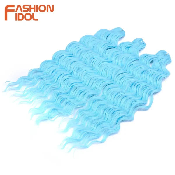 High Temperature Fiber Ombre Hair Extensions by FASHION IDOL - Himpall
