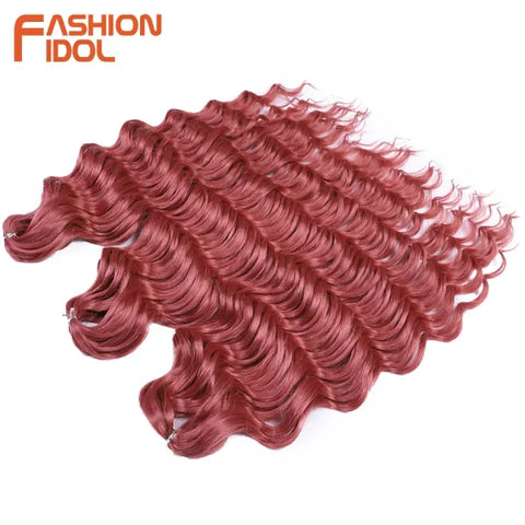 High Temperature Fiber Ombre Hair Extensions by FASHION IDOL - Himpall