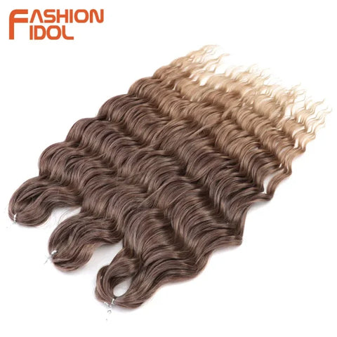 High Temperature Fiber Ombre Hair Extensions by FASHION IDOL - Himpall