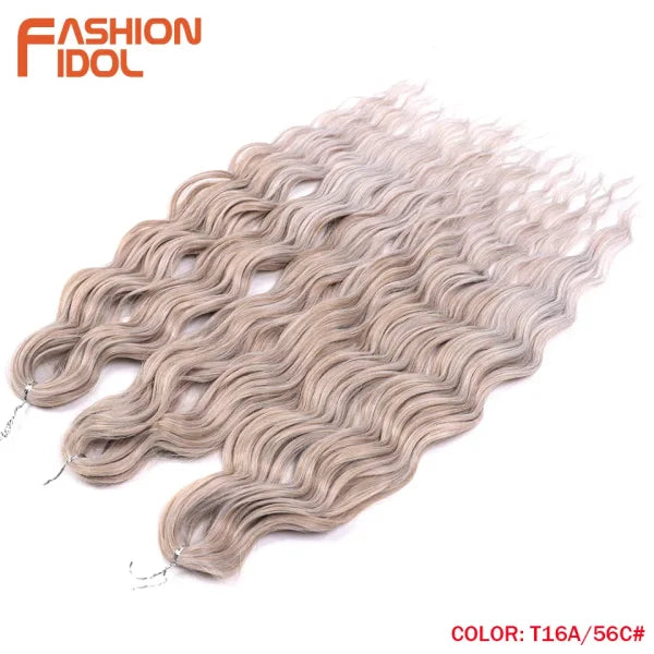 High Temperature Fiber Ombre Hair Extensions by FASHION IDOL - Himpall