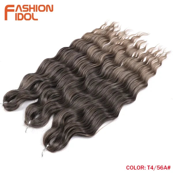 High Temperature Fiber Ombre Hair Extensions by FASHION IDOL - Himpall