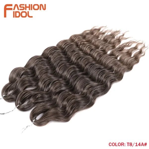 High Temperature Fiber Ombre Hair Extensions by FASHION IDOL - Himpall