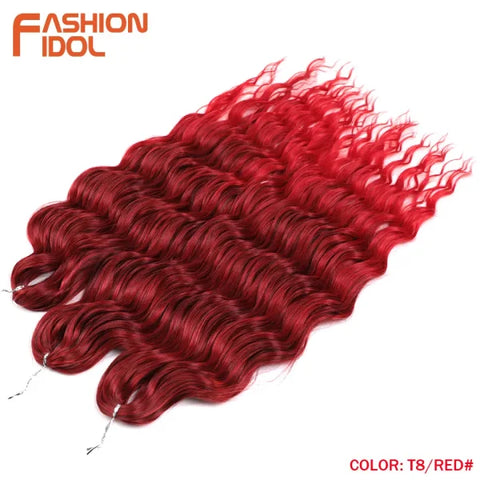 High Temperature Fiber Ombre Hair Extensions by FASHION IDOL - Himpall