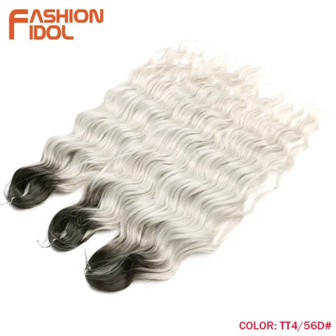 High Temperature Fiber Ombre Hair Extensions by FASHION IDOL - Himpall
