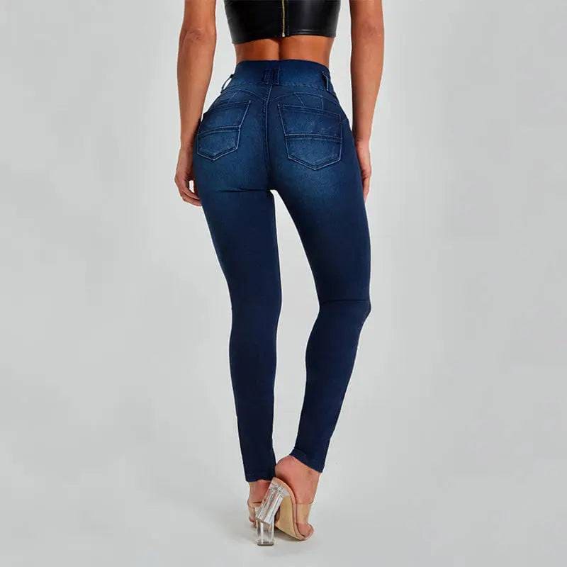 High Waist Jeans Women’s Skinny Trousers Tight Stretch Shaping And Hip Lifting Pants