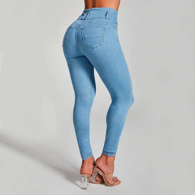 High Waist Jeans Women’s Skinny Trousers Tight Stretch Shaping And Hip Lifting Pants