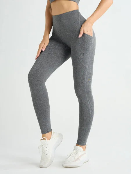 High Waist Women’s Leggings – Stretch Yoga Pants with Pockets for Fitness, Running & Sports - Himpall
