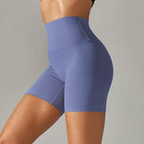 High Waist Yoga Shorts Quick Drying Fitness Workout Length