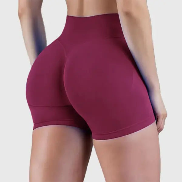 HISTELLO Seamless Yoga Shorts Small Polyamide Butt Lifting Activewear