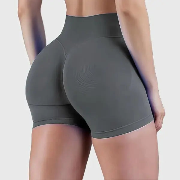 HISTELLO Seamless Yoga Shorts Small Polyamide Butt Lifting Activewear