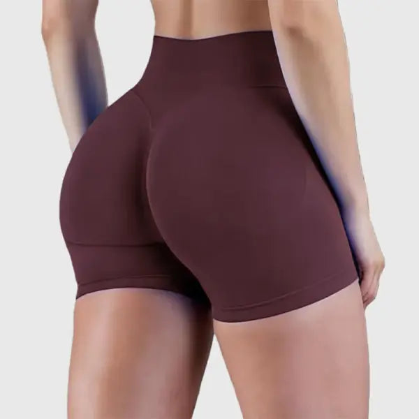 HISTELLO Seamless Yoga Shorts Small Polyamide Butt Lifting Activewear