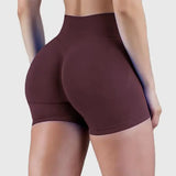 HISTELLO Seamless Yoga Shorts Small Polyamide Butt Lifting Activewear