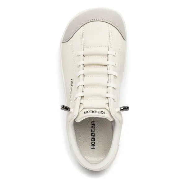 HOBIBEAR Unisex Barefoot Wide Toe Shoes Women Men Artificial Leather Minimalist Sneakers Adjustable Slip On Walking