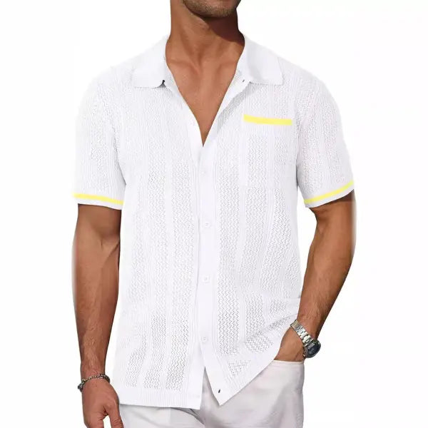 Hollow Breathable Jacket Hemp Summer Cardigan Plus Size Comfort - White / L - None