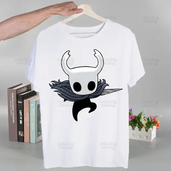 Hollow Knight T Shirt Fashion Print Tshirt Summer Mens Novelty Short Sleeve Game Cartoon Men T-shirt Men Funny Tops - T