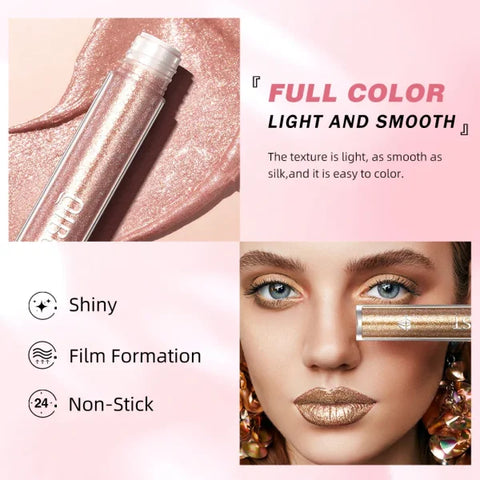 Holographic Lip Gloss – Waterproof Pearlescent Lip Tint (6 Colors)