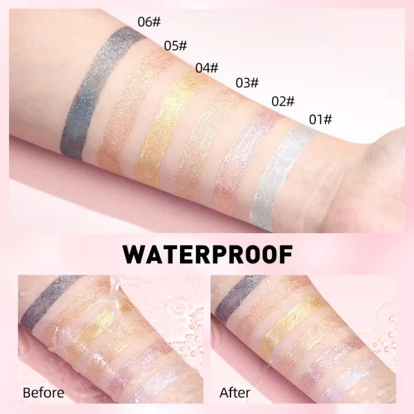 Holographic Lip Gloss – Waterproof Pearlescent Lip Tint (6 Colors)