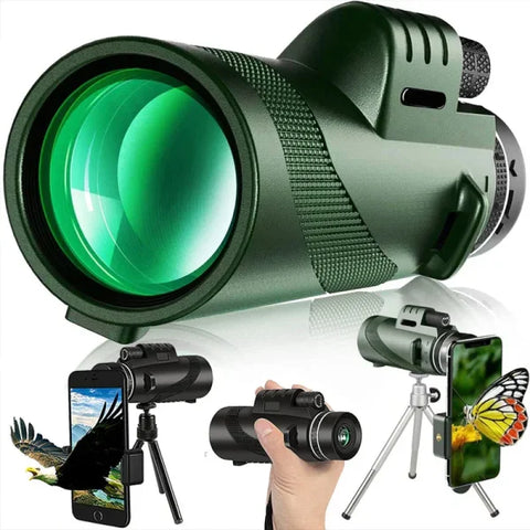 Home Portable HD Zoom Telescope 5000m Mini Long-Distance Folding Scope