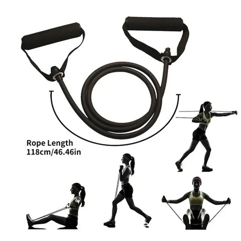 Home Resistance Bands with Handles for Strength Training and Fitness - Himpall