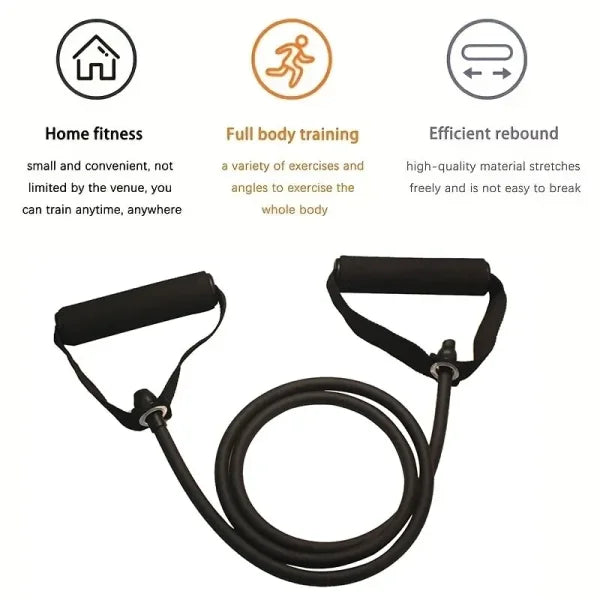Home Resistance Bands with Handles for Strength Training and Fitness - Himpall