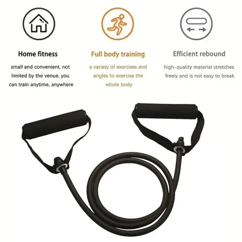 Home Resistance Bands with Handles for Strength Training and Fitness - Himpall