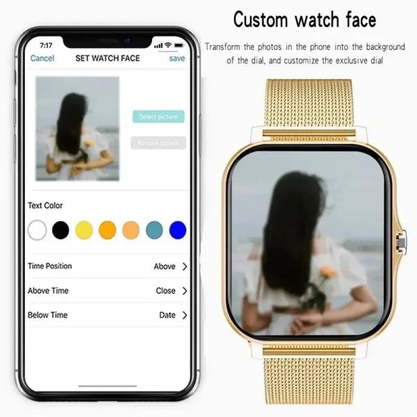 Smartwatch – Full Touch Screen with Fitness Tracker and Bluetooth Calls