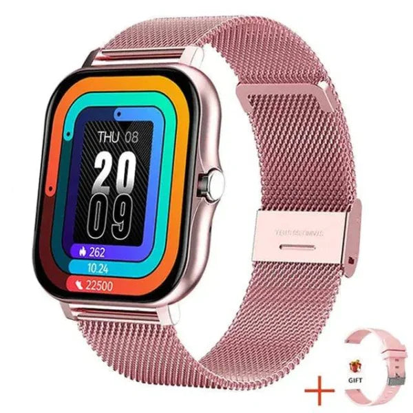 Smartwatch – Full Touch Screen with Fitness Tracker and Bluetooth Calls - Pink 2